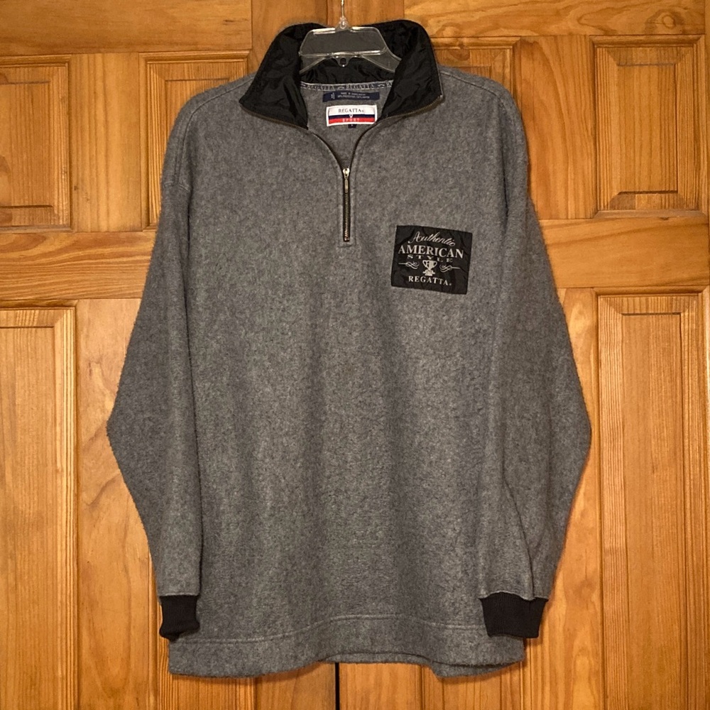 NWOT Vintage Regatta Sport Fleece 1/4 Zip Pullover Men's L